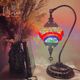 ''Regenboog'' Handgemaakte Mozaïek Zwaan Lamp