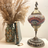 ''Regenboog'' Handgemaakte Mozaïek Zwaan Lamp