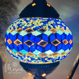 ''Oceaan'' Handgemaakte Mozaïek Zwaan Lamp