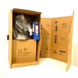 ''Rode Zon'' Handgemaakte Mozaïek Tafellamp