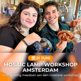 Glasmozaïek Lamp DIY Workshop Amsterdam