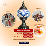Glasmozaïek Lamp DIY Workshop Amsterdam
