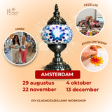 Glasmozaïek Lamp DIY Workshop Amsterdam
