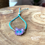 Miyuki Armband | Paarse Kat