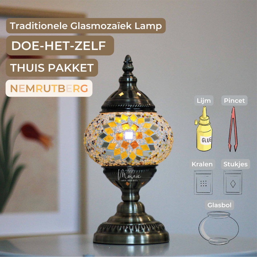 Tafellamp Doe-Het-Zelf Thuis Pakket "NEMRUT BERG"