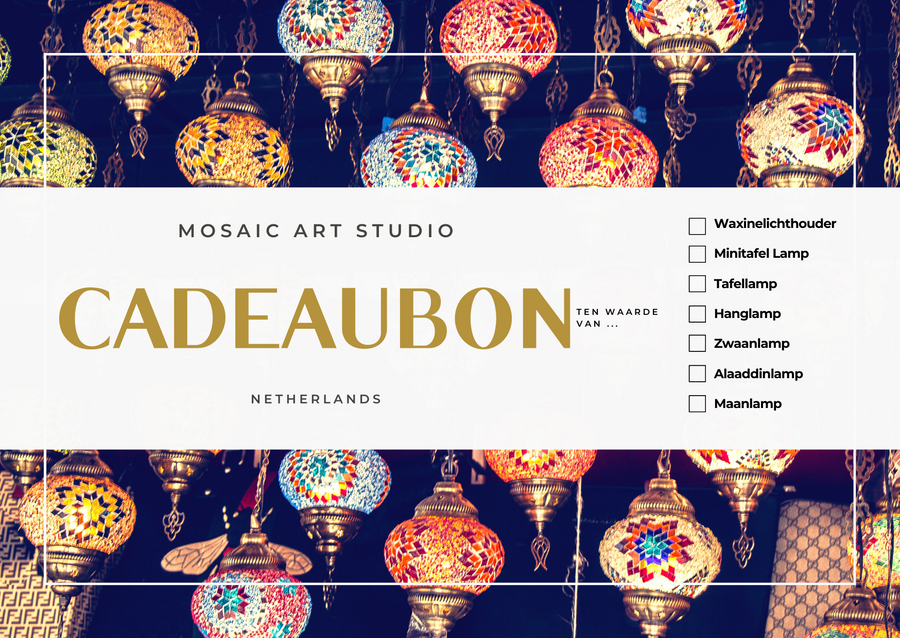Mosaic Art Studio Cadeaukaart