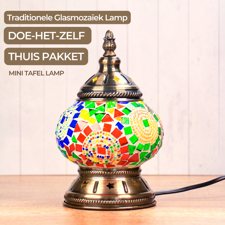 Mozaïek Mini Tafellamp Doe-Het-Zelf Thuis Pakket